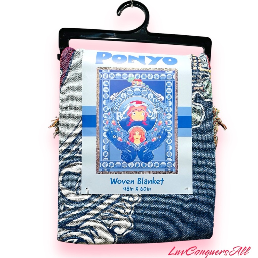 Studio Ghibli Ponyo Tapestry Throw